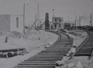 строительство новых горочных постов (май 1953)